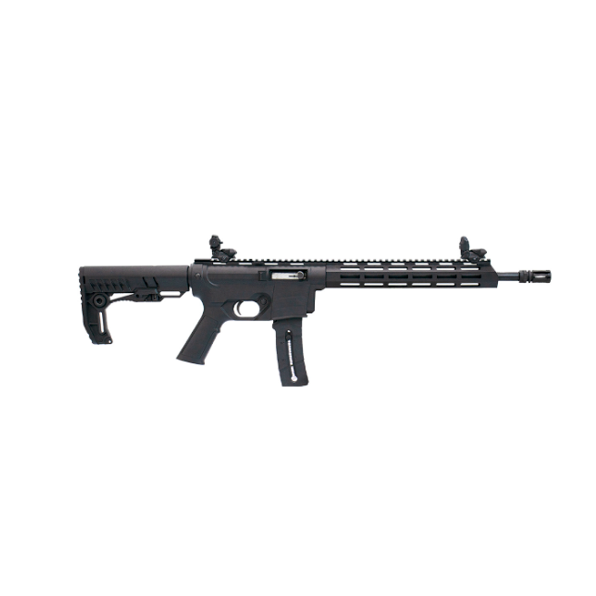 Calibre .22LR <br>Modelo: Delta <br>Sistema de funcionamento: Semiautomático <br>Capacidade de 15+1 disparos 