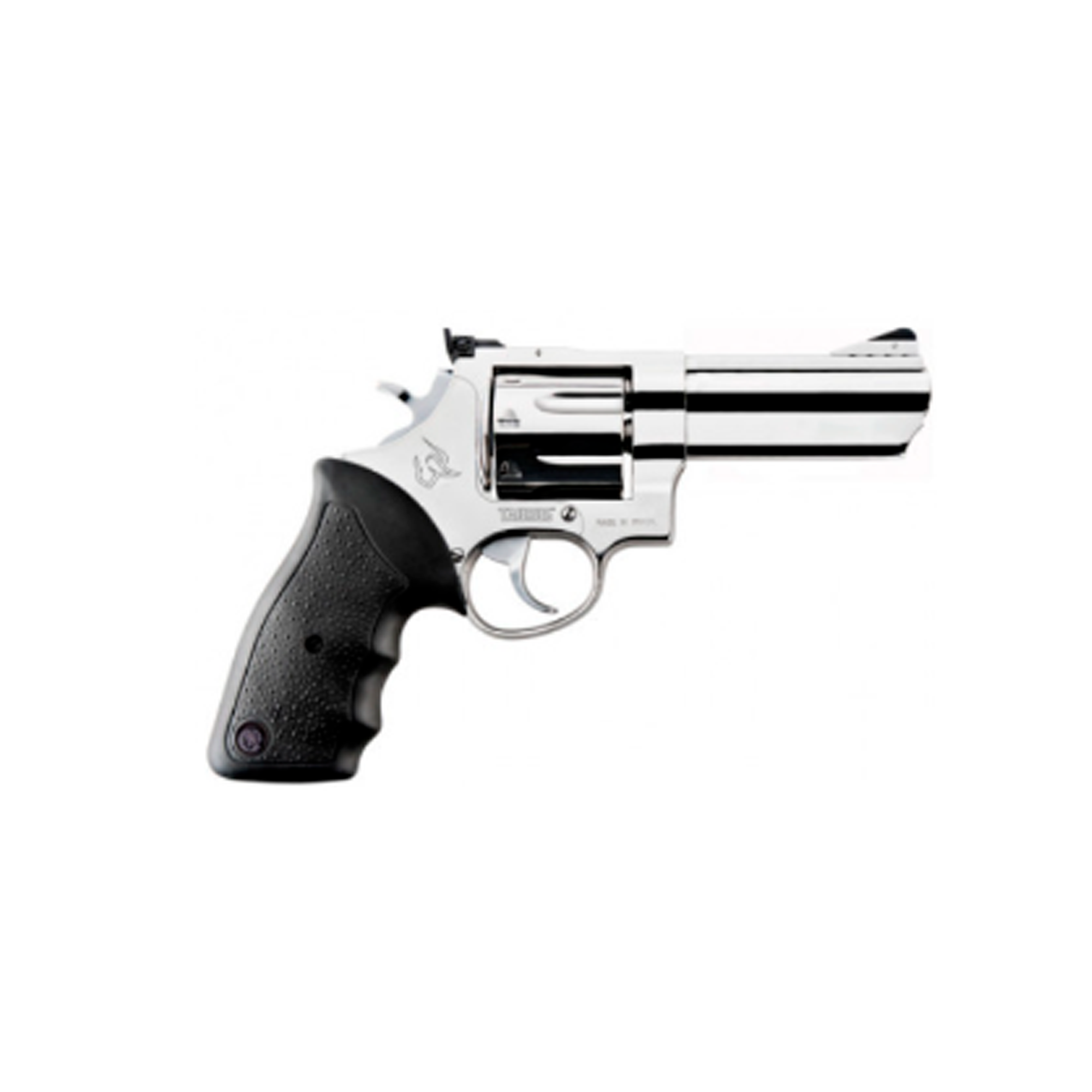 Calibre .38 SPL<br>Capacidade 8 tiros<br>Ação SA/DA