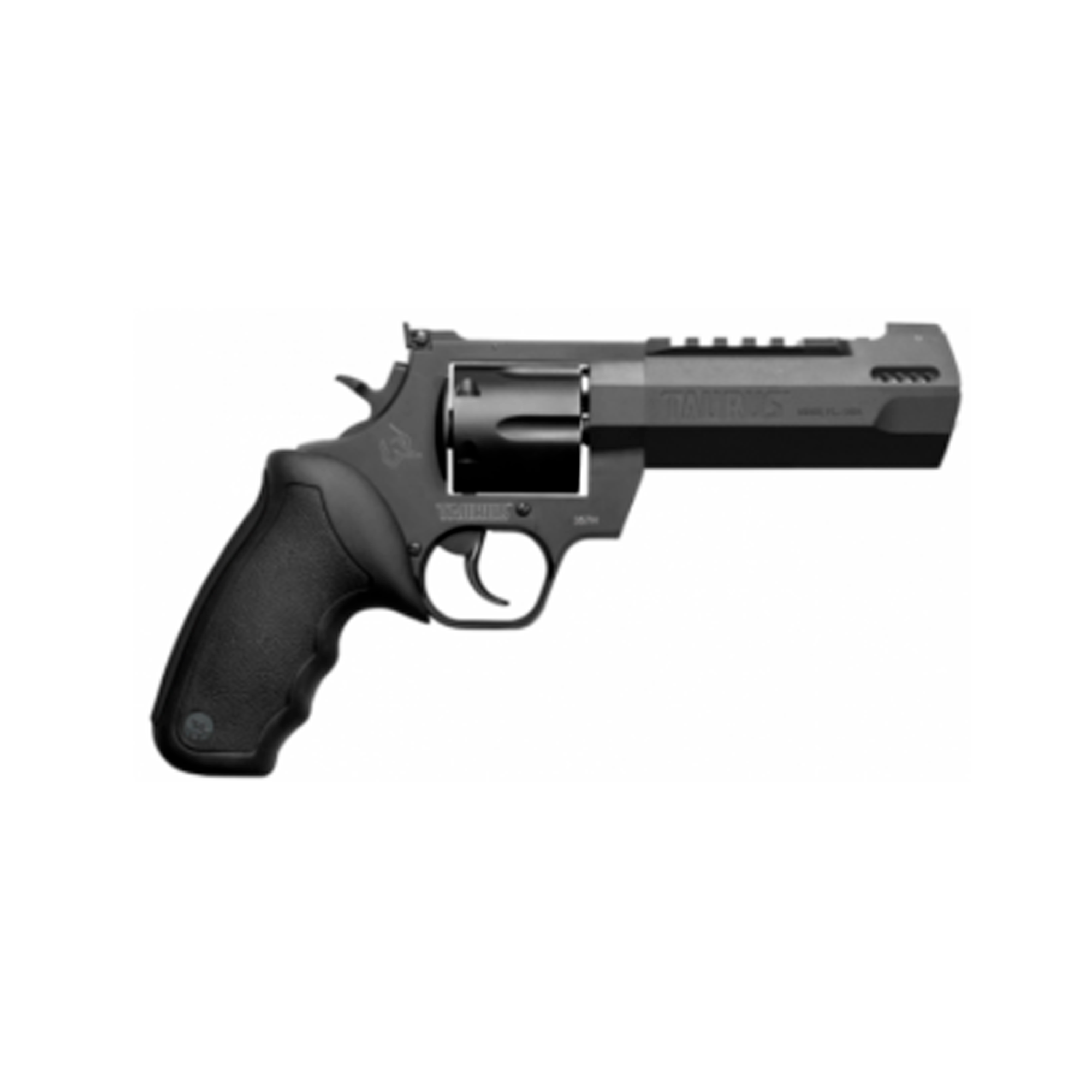 Calibre .357 Magnum<br>Capacidade 7 tiros<br>Ação SA/DA